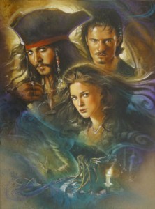 Original Art of Pirates of the Caribbean