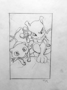 Cover Concept Art of Pokemon The First Movie